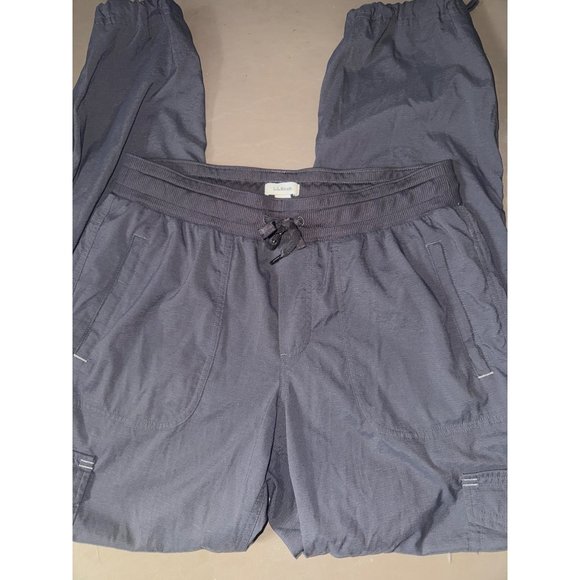 LL Bean, men’s‎ gray cargo, hiking pants size medium lightweight - Picture 1 of 10
